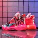 Vibrant Unisex Basketball Sneakers - Size 8