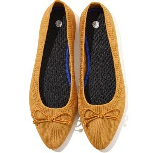 Shupua Women's Colorful Bow Pointed Toe Flats