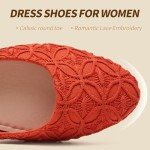 Colorful Women’s Slip-On Loafers in Orange