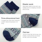 Men's Winter Wool Crew Socks - 6 Pairs