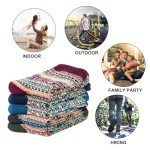 Men's Winter Wool Crew Socks - 6 Pairs