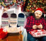 Men's Winter Wool Crew Socks - 6 Pairs