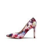 Floral High Heel Wedding Pumps for Women
