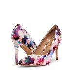 Floral High Heel Wedding Pumps for Women
