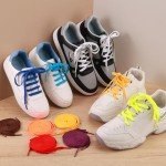 24 Pairs Colorful Flat Shoelaces for All Shoes