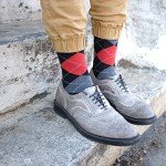 Colorful Argyle Dress Socks for Men – 12-Pack