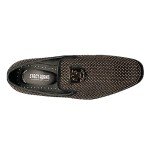 Stacy Adams Black and Gold Swagger Loafers 11 M