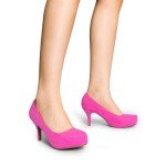 Colorful Dream Pairs Tiffany Low Stiletto Pumps