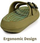 Colorful Adjustable Double Buckle Beach Slides