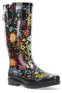 Colorful Women's Tall Waterproof Rain Boots