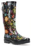 Colorful Women's Tall Waterproof Rain Boots