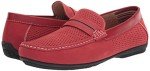 Stacy Adams Red Slip-On Loafers for Men