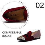 Colorful Men’s Casual Penny Loafers in Red
