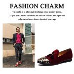 Colorful Men’s Casual Penny Loafers in Red