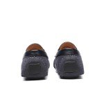 Colorful Men's Blue Casual Leather Loafers