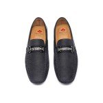 Colorful Men's Blue Casual Leather Loafers