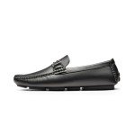 Colorful Faux Leather Penny Loafers for Men
