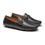 Colorful Faux Leather Penny Loafers for Men