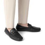 Colorful Faux Leather Penny Loafers for Men