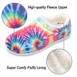 Colorful Cozy Fleece Slip-On Slippers for Everyone