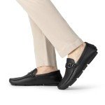 Colorful Faux Leather Penny Loafers for Men