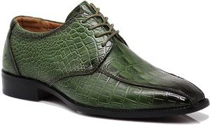 Colorful Gator3N Men's Crocodile Print Dress Shoes