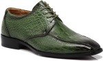 Colorful Gator3N Men's Crocodile Print Dress Shoes