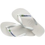 Havaianas Men’s Brazil Logo White Flip Flops