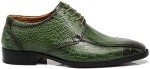 Colorful Gator3N Men's Crocodile Print Dress Shoes