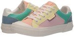 Color Block Rainbow Cheery Sneakers for Women