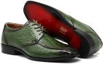 Colorful Gator3N Men's Crocodile Print Dress Shoes