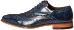 Colorful Wingtip Oxford Shoes for Men - Cobalt/Navy