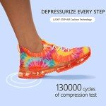 Colorful Women’s Air Cushion Fashion Sneakers - Multi