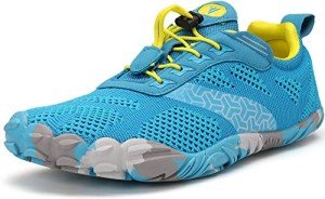 Light Blue Men's Minimalist Trail Running Shoes