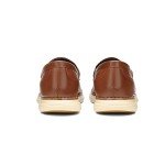 Colorful Men's Casual Penny Loafers in Brown 10.5