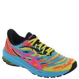 ASICS Men's GT-1000 12 Shoes, Vibrant Yellow/Pink