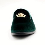 Colorful Velvet Slip-on Loafers for Men Size 10