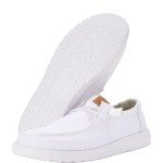 Hey Dude Women's Wendy White Slip-On Loafers