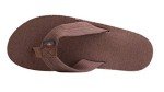 Men's Rainbow Double Layer Arch Sandals - Brown