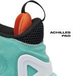 AND1 Scope Mid Top Basketball Sneakers - Teal/Black