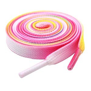 Rainbow Fun Shoelaces for Kids and Women