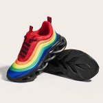 Colorful Women's Chunky Tie Dye Platform Sneakers