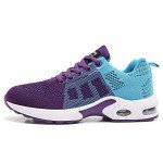 Purple Breathable Women's Athletic Running Sneakers 7.5