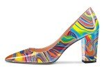 Colorful Mid Heel Pointed Toe Pumps for Women