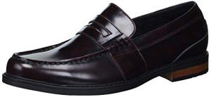 Burgundy Nunn Bush Classic Penny Loafers for Men