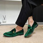 Men's Colorful Slip-On Dress Loafers Size 13