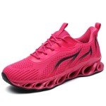 Men's Rose Red Running Sneakers - Size 7