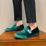 Men's Colorful Slip-On Dress Loafers Size 13