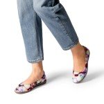 Colorful Floral Ballet Flats for Women
