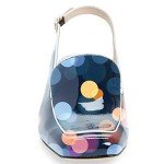 Colorful Dots Block Heel Slingback Pumps for Women